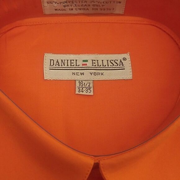 MEN'S BASIC FULL CUT DRESS SHIRT BY DANIEL ELLISSA - Picture 2 of 3